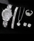 KIT RELOJ DE MUJER CON ACCESORIOS 6 PIEZAS