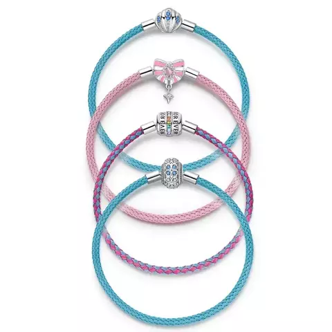 Pulsera Plata 925 cadena básica tejida