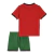 Kit Infantil Seleção Portugal I 24/25 - Nike - Vermelho com detalhes em preto e verde - comprar online
