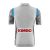Camisa Retrô Napoli III 2019/20 - Masculina Kappa - Cinza com detalhes em azul - comprar online
