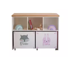 Juguetero con Tablón de madera de Eucalipto - comprar online