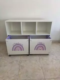 Juguetero Todo Blanco
