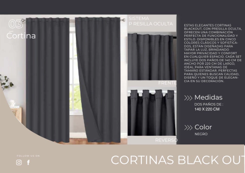Cortina Black Out