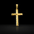 Pingente Cruz Detalhada P - Banhado a Ouro 18K - comprar online