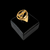 Anel Oval Nossa Senhora Vazado Cravejado- Banhado a Ouro 18K - Hype Joias 18K