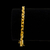 Pulseira Cadeado 5mm - Banhada a Ouro 18K - Hype Joias 18K