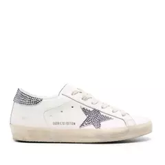 Golden Goose Super-star Blanco Talón Piedras (Parche Estrella Piedras) - comprar en línea