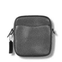 Bolso Crossbody Coach Negro con Granulado en internet