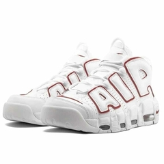 Air More Uptempo White Versity Red en internet