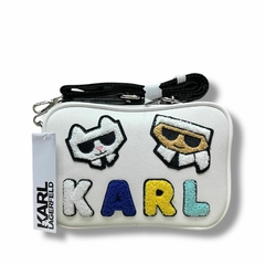 Bolso Crossbody Karl Lagerfeld Blanco (Peluche Colores) - comprar en línea