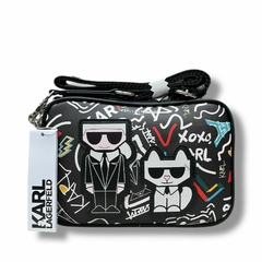 Bolso Crossbody Karl Lagerfeld Negro (Abstracto) - comprar en línea