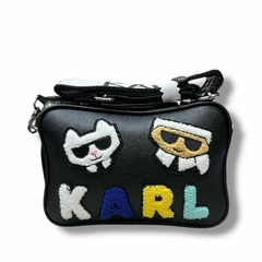 Bolso Crossbody Karl Lagerfeld Negro (Peluche Colores) - comprar en línea