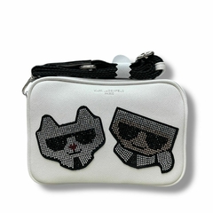 Bolso Crossbody Karl Lagerfeld Blanco (Relieve) - comprar en línea