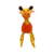 Girafa de Pelúcia e Couro Floofs Shakers - P - Kong - comprar online