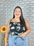 blusa alça listrada
