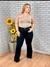 Calça jeans flare preta