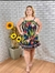 vestido curto florido