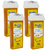 Kit 4 unidades Cera Roll-on Hidrossolúvel Depile Plus 140g cada - Depile Plus