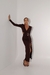 Vestido Midi com fenda - loja online