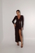 Vestido Midi com fenda - comprar online