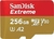 Cartão de Memória Sandisk Micro SD Extreme 190mb/s 256GB