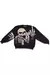 Sweater Boxy Fit ¨Skeleton¨ NEGRO / SALMON (ALTO GRAMAJE)