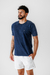 Camiseta Estonada Marmorizada Marinho