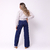 Calça wide leg jeans na internet