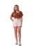 Short brim com pesponto - comprar online