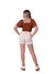 Short brim com pesponto na internet