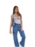 Calça Jeans Wide Leg cargo - comprar online