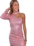 Vestido Paetê gola na internet