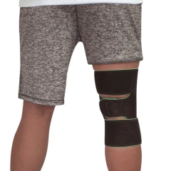 Joelheira Ajustável com Velcro Preta - Mercur na internet