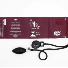 Conjunto Estetoscópio e Esfigmomanômetro NEW INNOVA PLUS Vinho - BIC - Cirúrgica Lobby