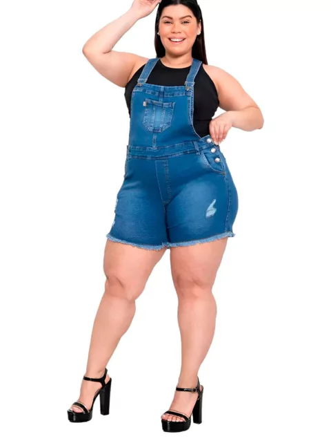 Short Jardinero Elastizado