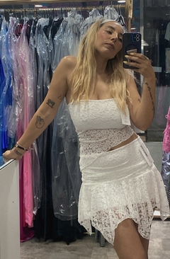 Pollera encaje Ángel