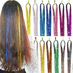 TINSEL HAIR | EXTENSIONES GLITTER en internet