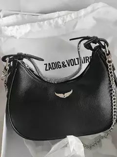 Cartera Moonrock Grained negra