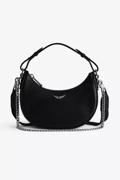 Cartera Moonrock Grained negra - comprar online