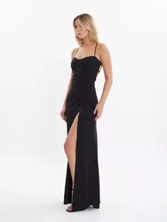 Vestido Damn Glitter azul - tienda online