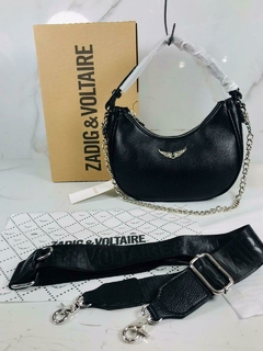 Cartera Moonrock Grained negra