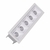 303676 - Spot LED de Embutir 5x Downlight Quadrado Branco 10W 2700K - Brilia