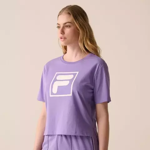 F12L01554 - CAMISETA FEM. FILA LETTER ESSENTIALS