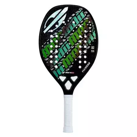 3131231480001 - RAQUETE FLEXXXA DE BEACH TENNIS MORMAII PRETO/VERDE/AZUL.