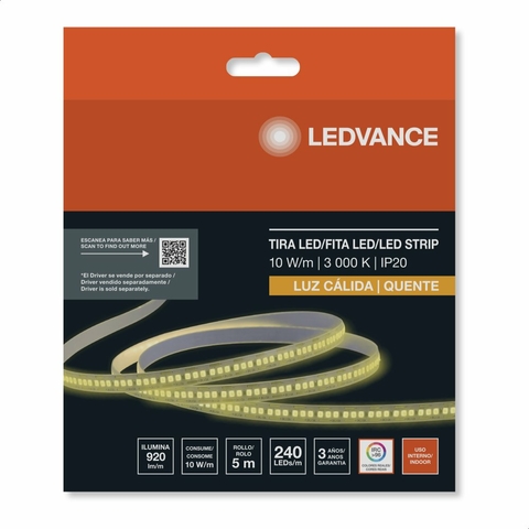 Fita Value 10W/m 3000K 12V 240LEDs/m IRC96 5m - Ledvance