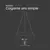 Colgante Saturno 1 Aro 80cm - comprar online