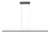 Colgante Lineal Perfil H 120cm - comprar online