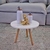 Mesa De Centro Decorativa Para Sala Sofa 45x30 - comprar online