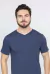 Camiseta Masculino Gola V Preta na internet