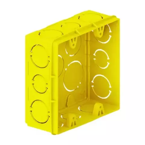 CAIXA PLAST 4 X 4 QUAD AMARELA -AMANCO